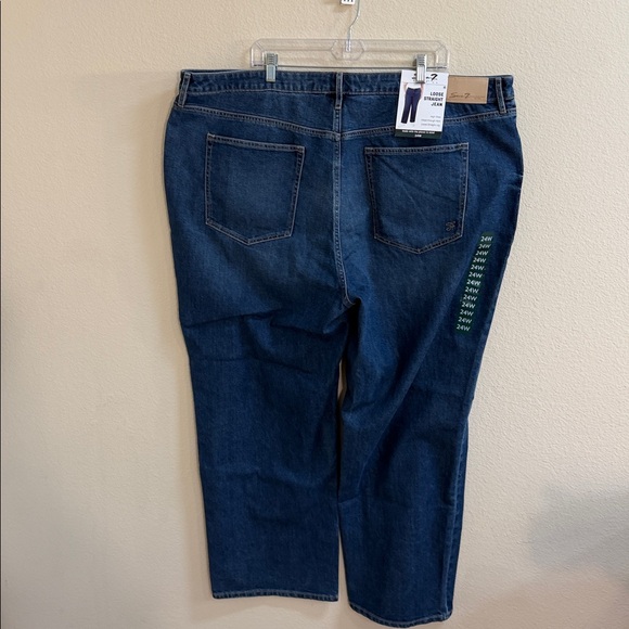 NWT Size 24W Seven7 Loose Straight Jean - Picture 3 of 11